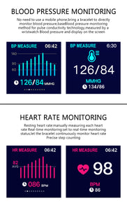 Smartwatch B57 com monitor cardíaco integrado