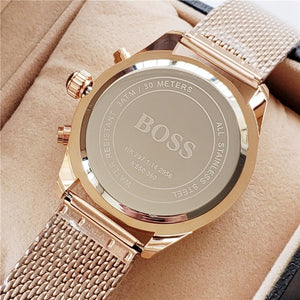 Relógio Hugo Boss com pulseira em couro